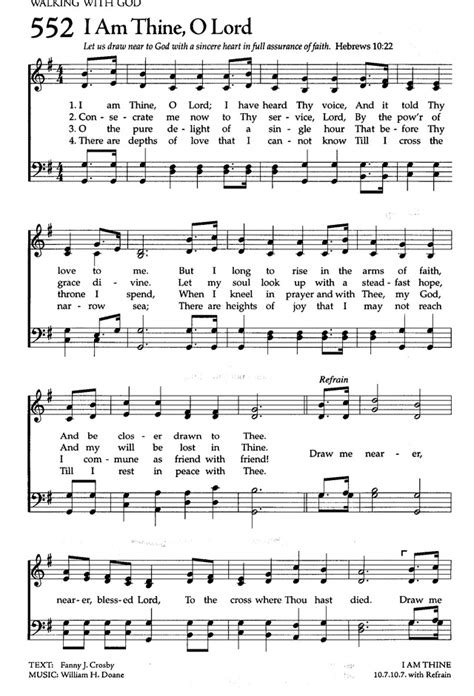 rmc hymn lyrics|Hymn: I am Thine, O Lord, I have heard Thy voice .